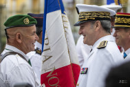 Les officiels ont salué le courage des anciens combattants