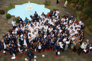 la délégation Réunion des Jeux des iles 2019 reçue à la Villa du Département