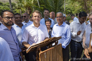 Les élus de La Réunion aux cotés d'Emmanuel Macron