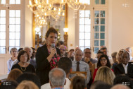 Intervention de Marlène Schiappa en présence des parlementaires et élus à la Préfecture